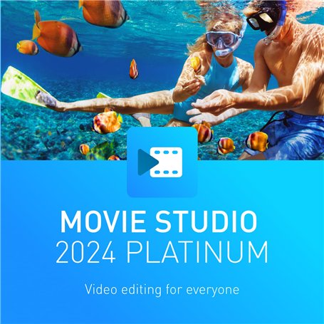 MAGIX Movie Studio 2024 Platinum : Le montage vidéo créatif pour tous | Programme de montage vidéo | Éditeur vidéo | pour Window