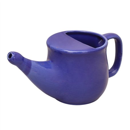 Pot Neti en céramique anti-déversement pour nettoyage nasal