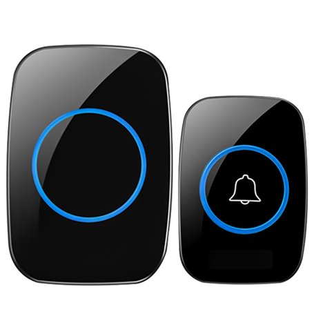 Zawaer Ensemble de sonnette sans fil étanche