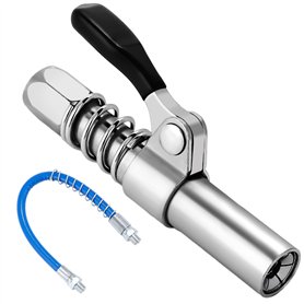 Zawaer Raccord de Pistolet à Graisse Coupleur pour Pompe à Graisse Embout Graissage avec Tuyau Flexible G Coupler Embout pompe a Zawaer Raccord de Pistolet à Graisse Coupleur pour Pompe à Graisse Embout Graissage avec Tuyau Flexible G Coupler Embout pompe a