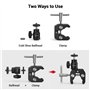 SMALLRIG Super Clamp Mount avec Adaptateur de Griffe à Rotule et Cool Clamp - 1124