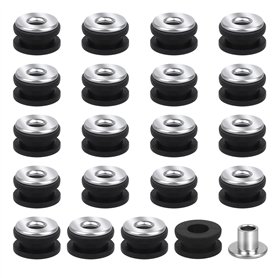 20 Pcs Oeillets en Caoutchouc de Moto