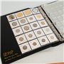 Pages de poche à monnaie pour 5 x 5 cm (2 "x 2") Coin Flips Supports de collecte de pièces standard à 9 trous 20 poches pour la