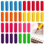 Heqishun Grips pour Crayon 40 Pcs Poignées de Stylo en Mousse Pinces à Crayons Antidérapantes Écriture Aide Crayon pour Protéger