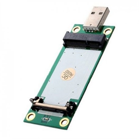 JSER Mini carte adaptateur PCI-E sans fil WWAN vers USB avec module de carte SIM et outils de test