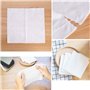 1 rouleau de nettoyage jetables Serviette Visage de Toilette wischtücher jetables de maquillage visage Non Tissé doux Pads (Blan