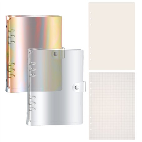 2 Pièces Classeur A5 avec 6 Anneaux