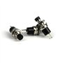 Ytian 5 Pcs SPST Mini Bouton Momentanés Poussoir Interrupteur Normal Ouvert 250V 2A Noir