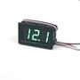 Taikuwu 3PCS 0.56"LED DC Voltage Meter Panel 0-100V 3 Fils Avec Tête Logement Numérique Voltmètre Jauge électrique Précision Tes