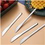 VANRA 5.8in 4 pièces ensemble de couteaux à dessert en acier inoxydable petit couteau à dîner pour enfants apéritif fruits colla