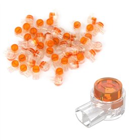 Switian Connecteur Épissure UY 2 Ports - 150 Pièces pour Câblage Téléphonique et Électrique, Diamètre 0.4-0.7mm², Installation R Switian Connecteur Épissure UY 2 Ports - 150 Pièces pour Câblage Téléphonique et Électrique