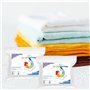 Lot de 50 lingettes anti-salissures et anti-taches pour linge - Absorbeur de couleur - Protection contre la décoloration - Trans