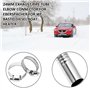 Manchon Echappement, Tube Inox Echappement 25 mm - Pour chauffage auxiliaire de voiture - Chauffage diesel - Accessoires de tuya