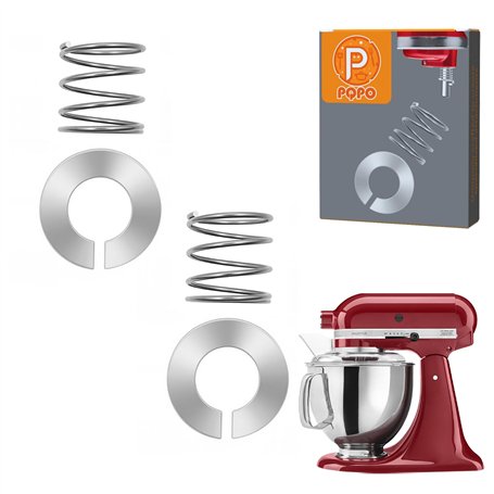 Ressort et rondelle en acier inoxydable compatibles avec les accessoires de mixage Kitchen Aid