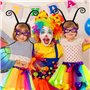 MOYKSRR 5pcs Deguisement Papillon Fille, Déguisement Carnaval Enfant, Ailes de Papillon avec Tutu Jupe, Serre-tête, Masque et Ta