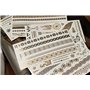 AMACOAM 6 feuilles 70 motifs métal feuille d'or chaud autocollant de tatouage argent imperméable longue vente étincelant tempo