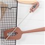 OFKPO Spatule Thermomètre à Chocolat, Pâtisserie Spatule + Thermomètre Silicone, Marron