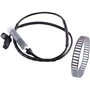 Bohaner Lot de 2 capteurs ABS de vitesse de roue arrière + 2 anneaux ABS pour BMW Série 1 B1-ER E81 E87 Série 3 E90 E91 E92 Acce