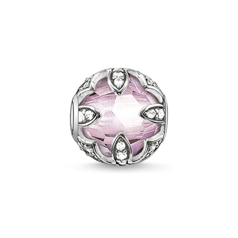 Perle de verre Femme Thomas Sabo K0108-640-9 Rose Argenté (1,1 cm)