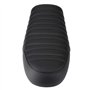 Qiilu Moto Siège, PU En Cuir Vintage Café Racer Siège Plat Moto Selle pour CG125 GN CG CB400SS
