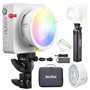 Godox ML100R Kit3 Lampe vidéo LED RVB avec chargeur de batterie BG-02