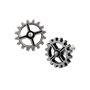 Alchemy Gothic Steampunk rouage Gear de boucles d'oreilles clous de roue industrielle industrilobe E353