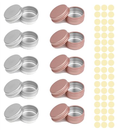 Guyode 10 Pièces Pots en Aluminium