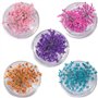 Guyode 5 Pièces Fleurs Séchées 3d pour Nail Art Decoration Ongles Nail Art 5 Couleurs Deco Ongle D'autocollants L'art des Ongles