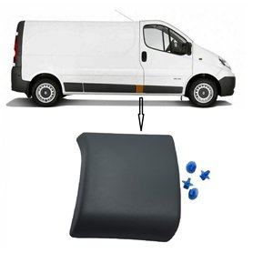 Poteau de Porte Panneau de Moulure Bande Latérale Droit Compatible pour Trafic II