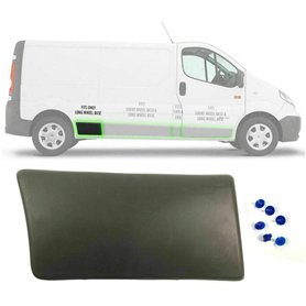 Panneau de Moulure Bande Latérale Arrière Droit Compatible pour Trafic II