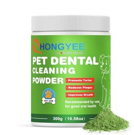 Poudre dentaire pour chiens et chats 300g, Poudre de nettoyage des dents de chien, poudre désodorisante pour mauvaise haleine, p Poudre dentaire pour chiens et chats 300g