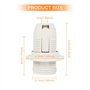 E14 Douille de Lampe 10 Pcs en Plastique 250 2A Support Vintage Adaptateur pour Ampoule à Vis Lampe à Économie d'Énergie, Blanch