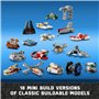 LEGO Calendrier de l'Avent 2024 Star Wars pour enfants Calendrier de l'Avent de Noël avec 18 mini constructions et 5 figurines, 