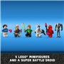 LEGO Calendrier de l'Avent 2024 Star Wars pour enfants Calendrier de l'Avent de Noël avec 18 mini constructions et 5 figurines, 