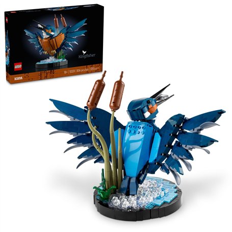 LEGO Icons Kingfisher Model Building Kit - Detailed 3D Puzzle for Adults