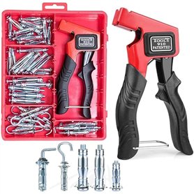 T.K.Excellent Trousse d'outils de réglage en métal d'ancrage mural creux avec boulon Molly