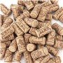 Lawei 100 Bouchons en Liège Bouchons en Liège en Bois Naturel Pour Bouteille de Vin Maison Déco Loisir Bricolage