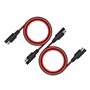 CERRXIAN Lot de 2 câbles d'extension SAE vers SAE à 2 broches à connecter/déconnecter rapidement