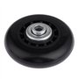 Roulette Valise, Mtsooning Roue à bagages, Essieux et Roulettes, 2PCS Roulettes de Rechange avec Essieux à Roulement 60 x 17 mm 