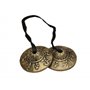 Boutique Dharma ; cymbales tibétaines Tingsha (Petites) OM Mani Padme Hum