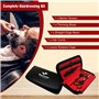 Saaqaans SQKIT Set de Ciseaux Coiffure Professionnel - Haute Qualité Ciseaux de Coiffeur - Perfectionnez pour la Coupe de Cheveu