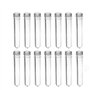 BUYGOO 15 pièces Tubes à essai Transparents 40 ML Tubes à Feuille autocollante Bien scellés Boîte de Stockage pour Bonbons/Bonbo
