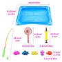 Surplex 43 Pièces Jouet de Pêche Flottant Enfants Exterieur Jeu Peche A La Ligne Piscine Baignoire De Pêche Jouets Magnétiques J