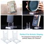 BUENTYA 10 PCS Support de Présentation Réglable Transparent Supports de Plaque Affichage en Plastique Chevalets Transparents Pré