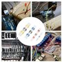 VOARGE Lot de 50 connecteurs à souder thermorétractables étanches - Connecteurs thermorétractables - Bornes de connecteurs à sou