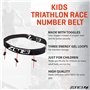 ZONE3 - Ceinture de Transport Dorsale Junior | Ceinture réglable pour Triathlon, Cyclisme et Course à Pied | Design adapté aux E