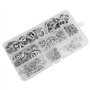 Tovot 304 Lot de 270 rondelles de verrouillage à ressort en acier inoxydable Tailles M3 M4 M5 M6 M7 M8 M10 M12 M14