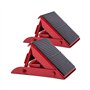 Lot de 2 mini cales pliables Rouge 1000 kg