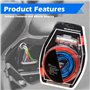 SPORWAY Ensemble de câbles pour amplificateurs de voiture 10 GA, caisson de basses et audio 1500 W