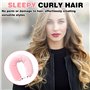 Sporgo Lot de 6 bigoudis sans chaleur : boucler sans chaleur avec crochets, bigoudis pour la nuit, bande sans chaleur pour tous